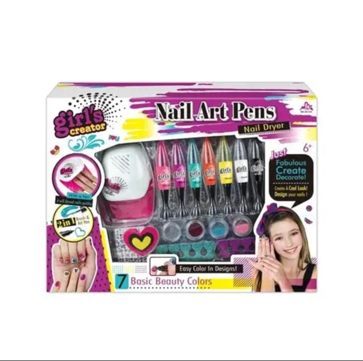 Kit Uñas Decorativo  para niñas